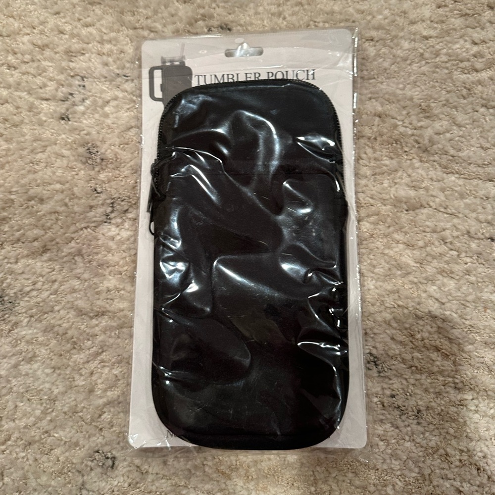 Black Tumbler Pouch for Large Cups